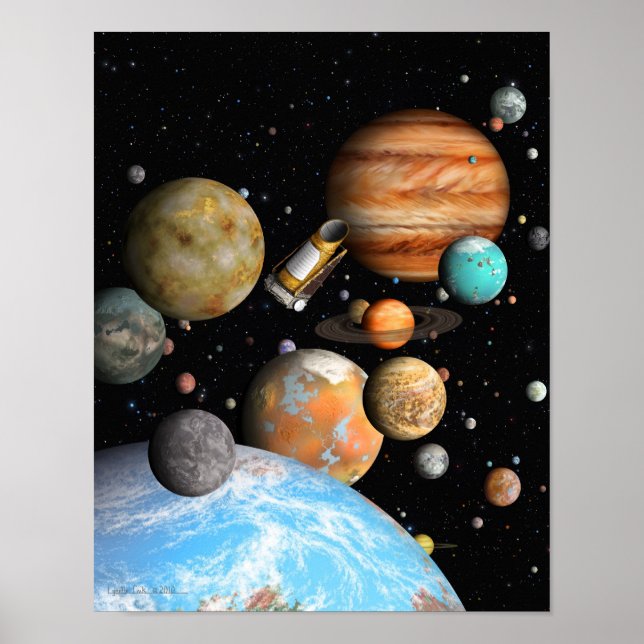 Affiches Les mondes de Kepler (Devant)