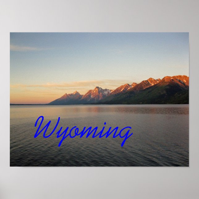 Affiches Les montagnes du Wyoming Grand Teton (Devant)