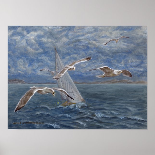 Affiches Les mouettes mènent la voie (Devant)