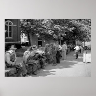 Affiches Les oisifs murent, Batesville, Arkansas, les