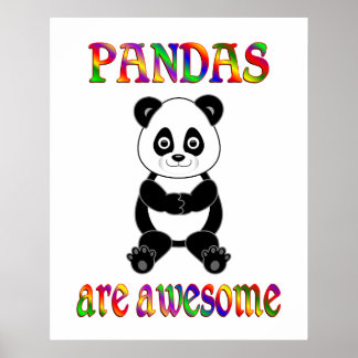 Affiches Les pandas sont géniaux