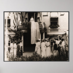 Affiches Les partisans célèbrent la ratification du 19e ame