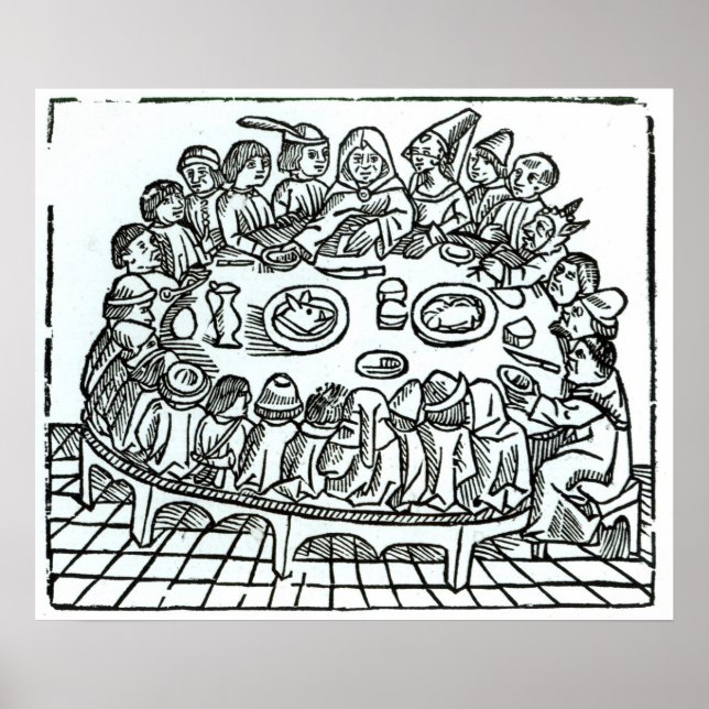 Affiches Les pèlerins de Canterbury (Devant)