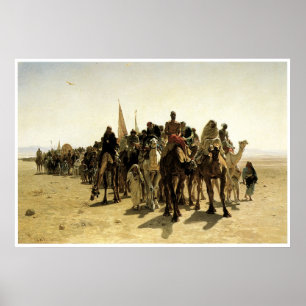 Affiches Les pèlerins se rendent à La Mecque