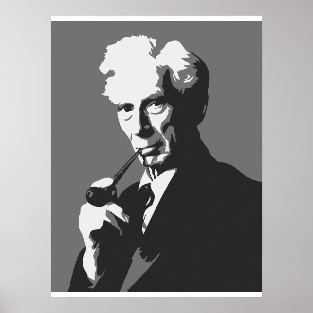 Affiches Les penseurs - Bertrand Russell (Devant)