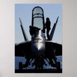 Affiches Les pilotes effectuent une inspection avant vol