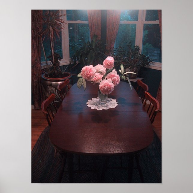 Affiches Les pivoines (Devant)