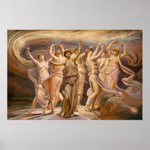 Affiches Les Pléiades par Elihu Vedder, 1885