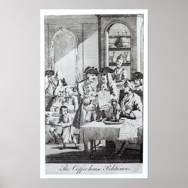 Affiches Les politiciens du Café (Devant)