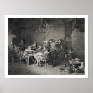 Affiches Les politiciens du village, gravé par Abraham Raim