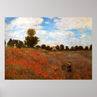 Affiches Les Poppies de Monet