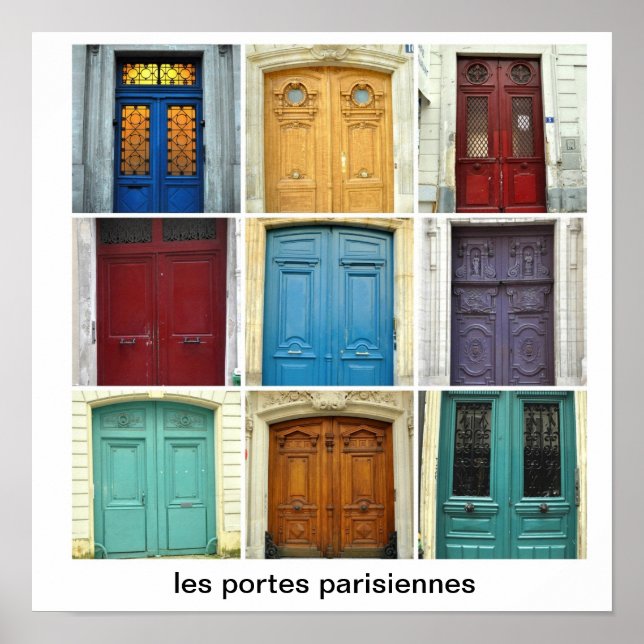 Affiches les portes parisiennes - Portes parisiennes (Devant)