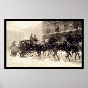 Affiches Les Présidents Roosevelt et chariot de Taft au