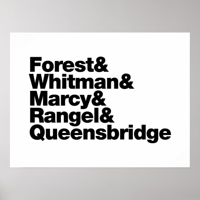 Affiches Les projets (Devant)