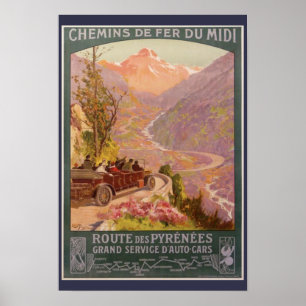 Affiches Les Pyrénées pittoresques