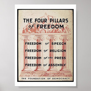 Affiches Les quatre piliers de la liberté