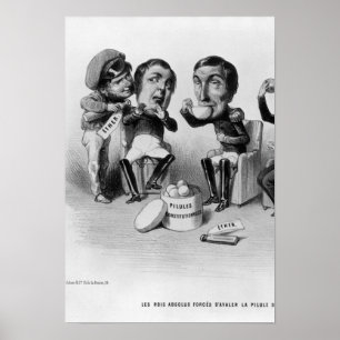 Affiches Les rois Absolus forcés d'avaler la pilule