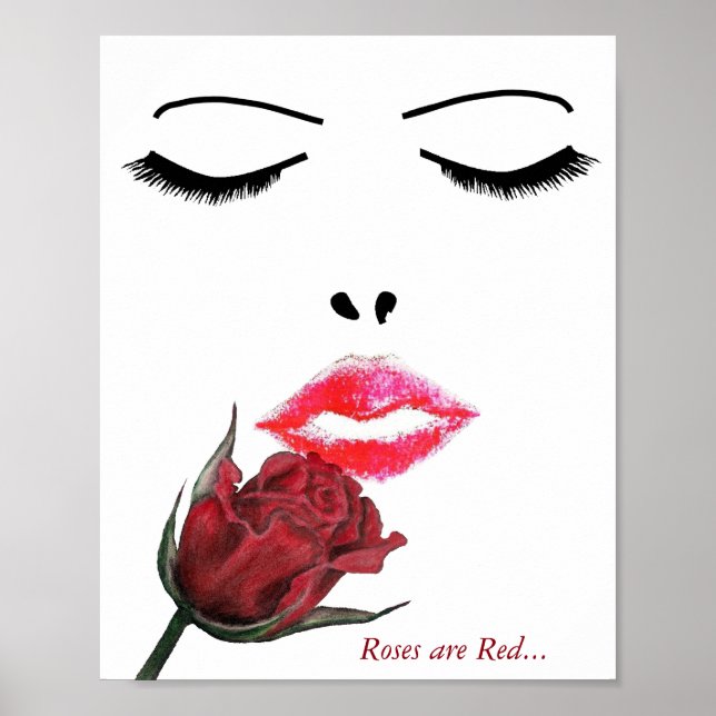 Affiches Les roses sont Red Picture (Devant)