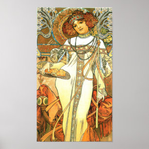 Affiches Les saisons : Automne - Alphonse Mucha (1900)