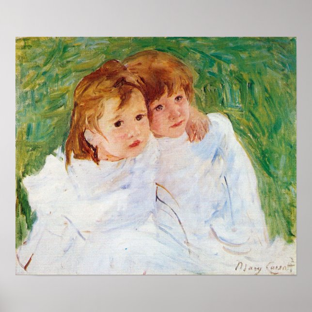 Affiches Les soeurs de Mary Stevenson Cassatt (Devant)