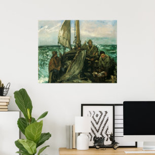 Affiches Les Toilers de la Mer d'Edouard Manet, Art Vintage