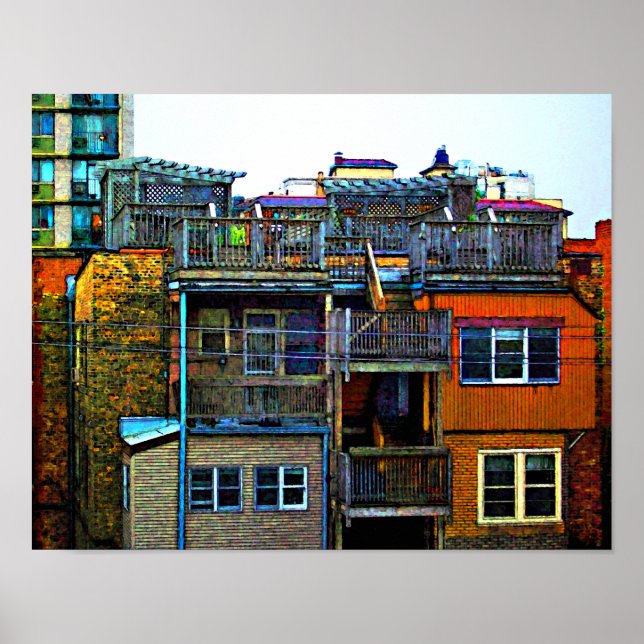 Affiches Les toits (Devant)