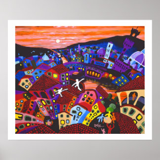 Affiches Les toits de Florence