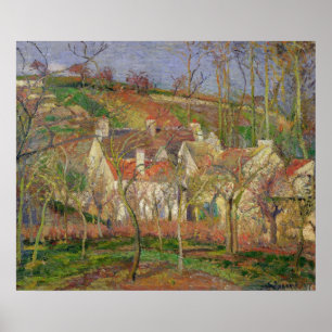 Affiches Les toits rouges, ou coin d'un village