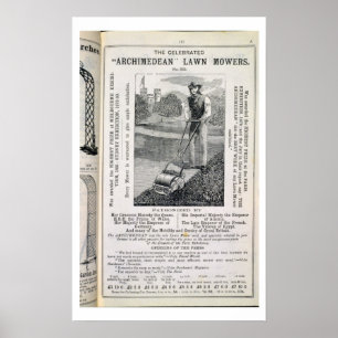 Affiches Les tondeuses à gazon "Archimède", célébrées par