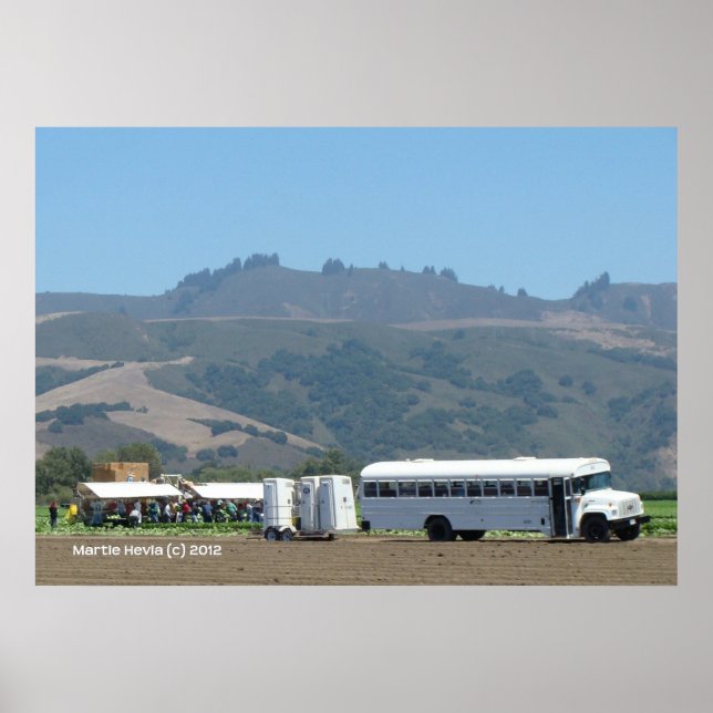 Affiches Les travailleurs migrants de Monterey (Devant)