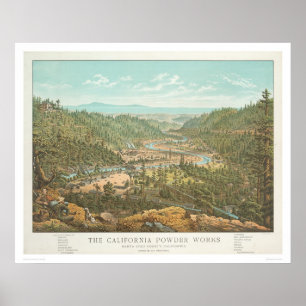 Affiches Les travaux de poudre de la Californie (1306)
