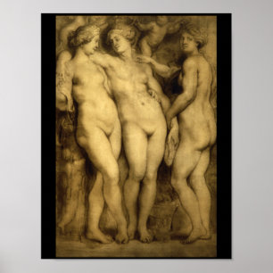 Affiches Les trois études de Graces'_ des maîtres