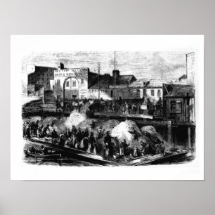 Affiches Les vagabonds ramassent des chiffons à vendre de l