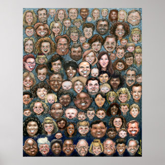 Affiches Les visages de l'humanité