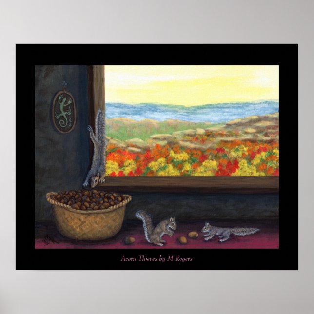 Affiches Les voleurs d'Acorn - Art de la nature (Devant)