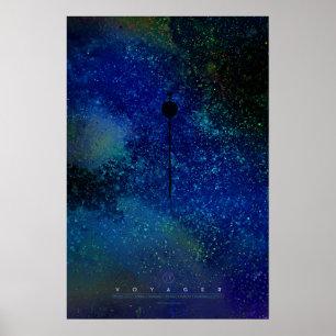 Affiches Les voyageurs, atteignant pour les étoiles,