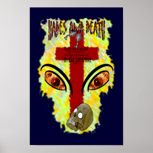 Affiches Les yeux aiment le feu de flambage - 1h14 de