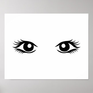 Affiches Les yeux des femmes