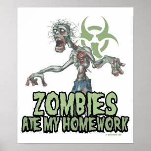 Affiches Les zombis ont mangé mon travail