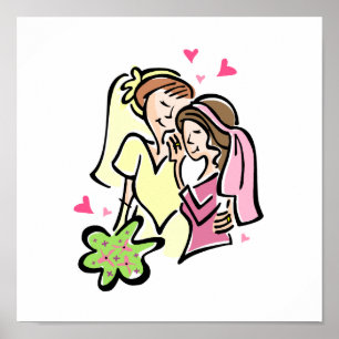 Affiches Lesbiennes amoureuses