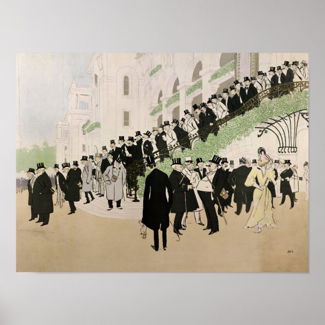 Affiches L'escalier des tribunes (Devant)