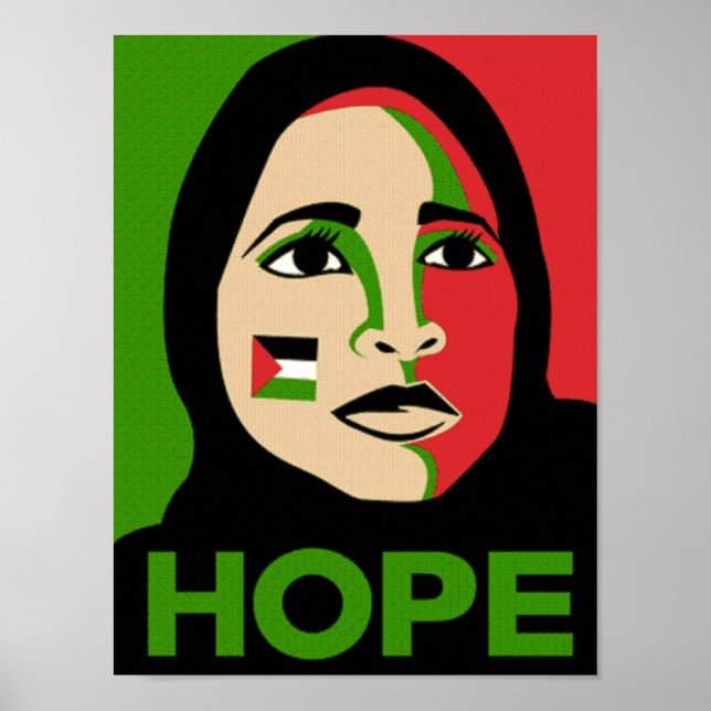 Affiches L'espoir pour la Palestine (Devant)