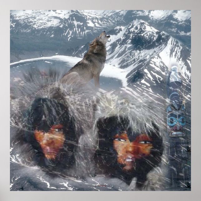 Affiches L'esprit autochtone en Alaska (Devant)