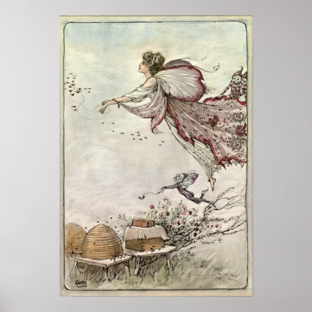 Affiches "L'Esprit de la ruche des abeilles" (Devant)