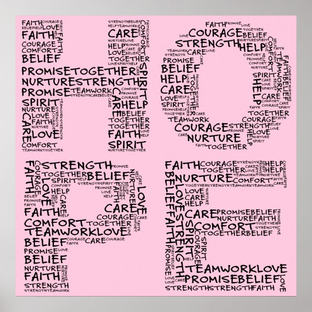 Affiches L'Esprit de l'Espoir (Texte noir) (Devant)