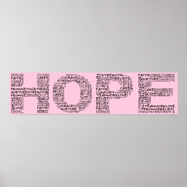 Affiches L'Esprit de l'Espoir (Texte noir) (Devant)