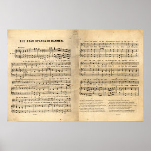 Affiches L'étoile vintage a orné des textes de paillettes