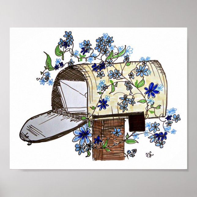 Affiches Letter Delivery Mailbox Art (Devant)