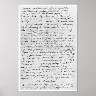 Affiches Lettre à Richard Wagner 17 février 1860