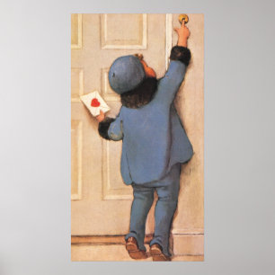 Affiches Lettre d'amour vintage de Jessie Willcox Smith